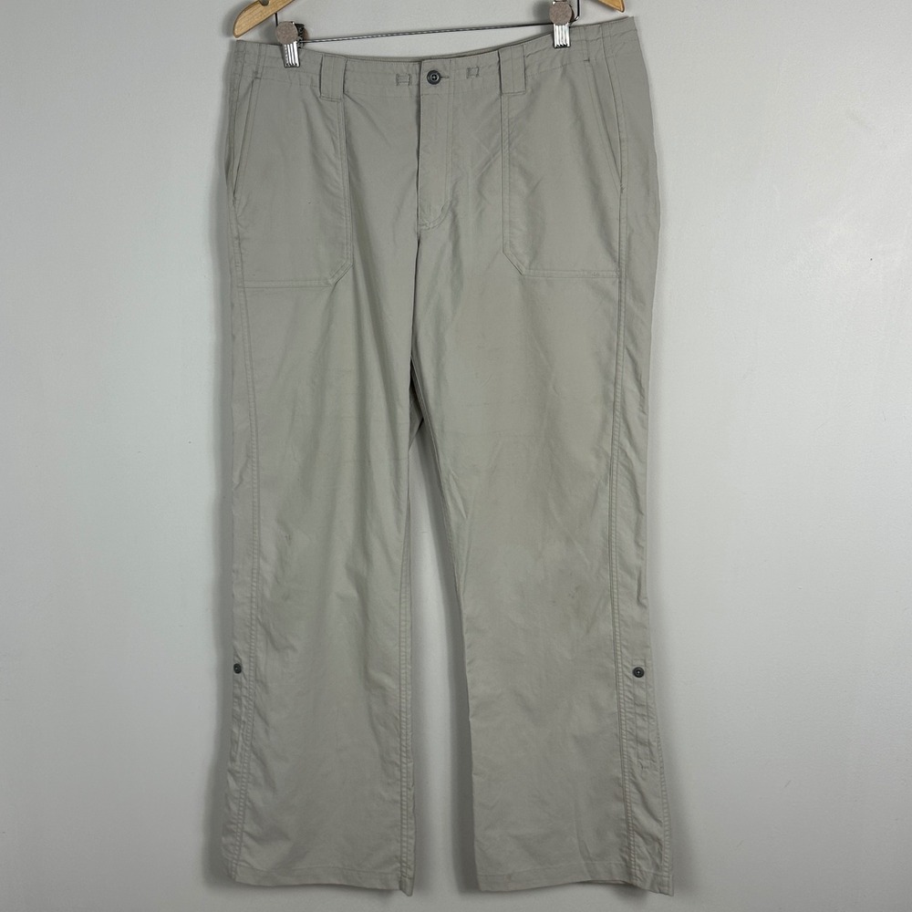 Patagonia Y2K Inter Continental Pants Off White Womens Sz 14 Hiking‎ Convertible